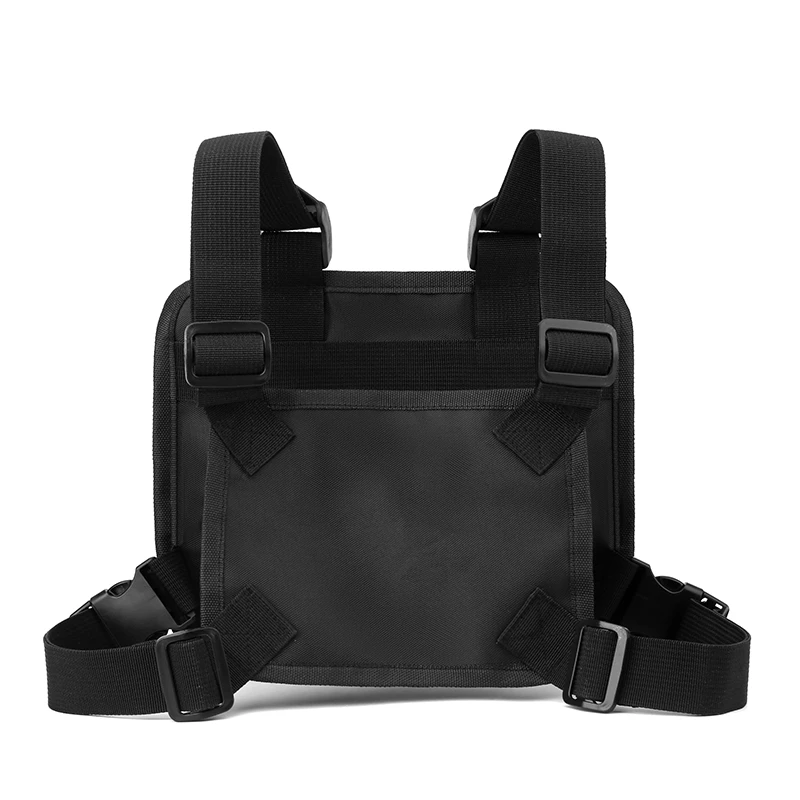 CCRXRQ Hip-hop Streetwear Men Chest Bags 2026 New Fashion Unisex Tactical Vest Backpacks Multi-function Sport Travel Chest Pack