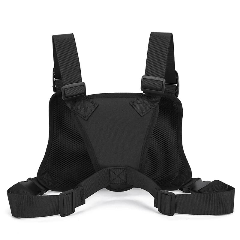CCRXRQ Hip-hop Streetwear Men Chest Bags 2026 New Fashion Unisex Tactical Vest Backpacks Multi-function Sport Travel Chest Pack