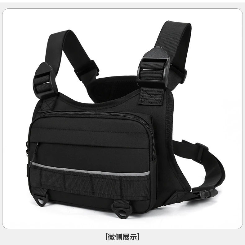 Men Waist Packs Vest Bag Casual Backpack High Quality Nylon Fabric Men Shoulder Bag Travel Pack Tactical Style Man Backpacks Bag