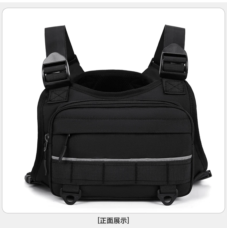 Men Waist Packs Vest Bag Casual Backpack High Quality Nylon Fabric Men Shoulder Bag Travel Pack Tactical Style Man Backpacks Bag