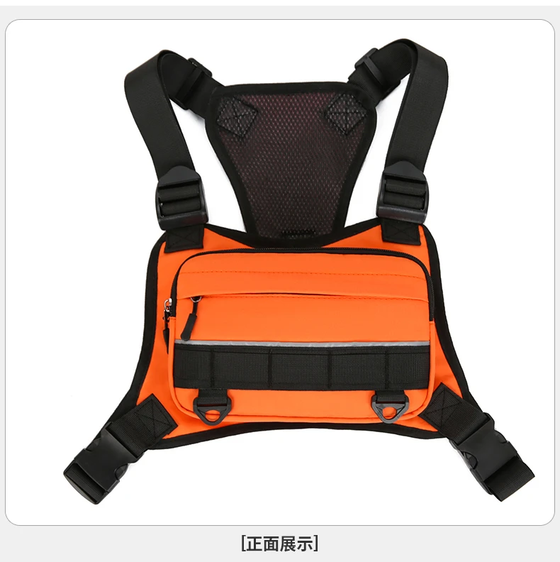 Men Waist Packs Vest Bag Casual Backpack High Quality Nylon Fabric Men Shoulder Bag Travel Pack Tactical Style Man Backpacks Bag