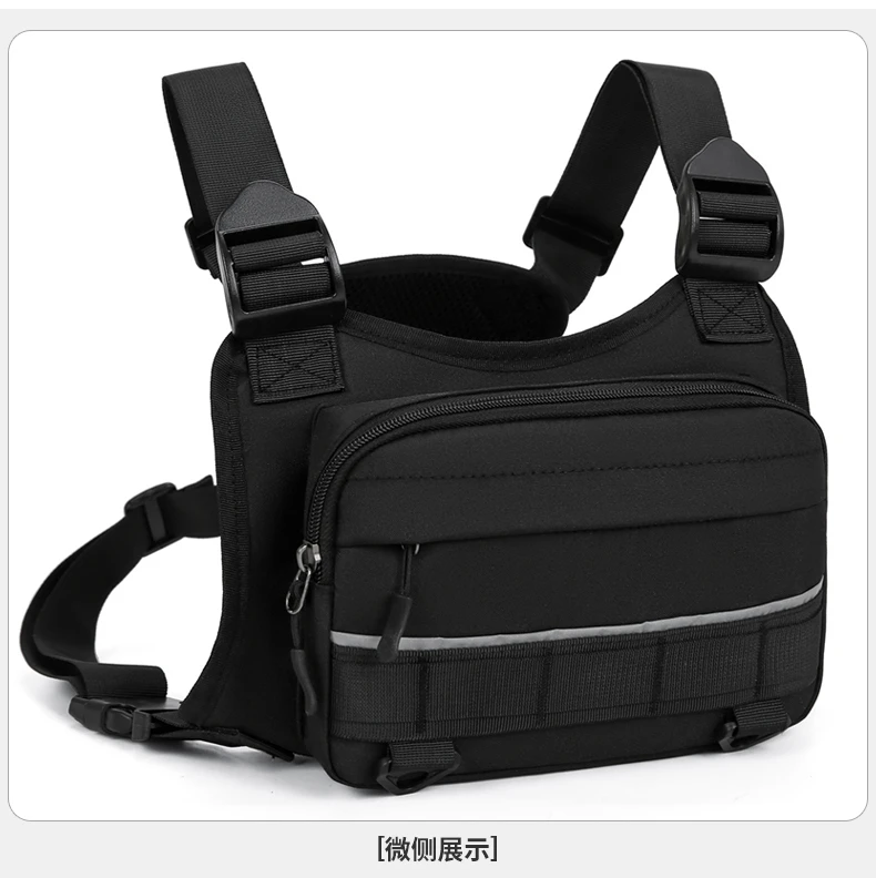 Men Waist Packs Vest Bag Casual Backpack High Quality Nylon Fabric Men Shoulder Bag Travel Pack Tactical Style Man Backpacks Bag