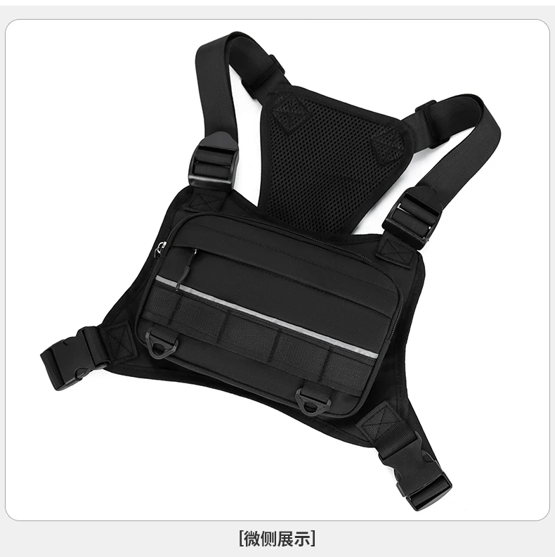 Men Waist Packs Vest Bag Casual Backpack High Quality Nylon Fabric Men Shoulder Bag Travel Pack Tactical Style Man Backpacks Bag