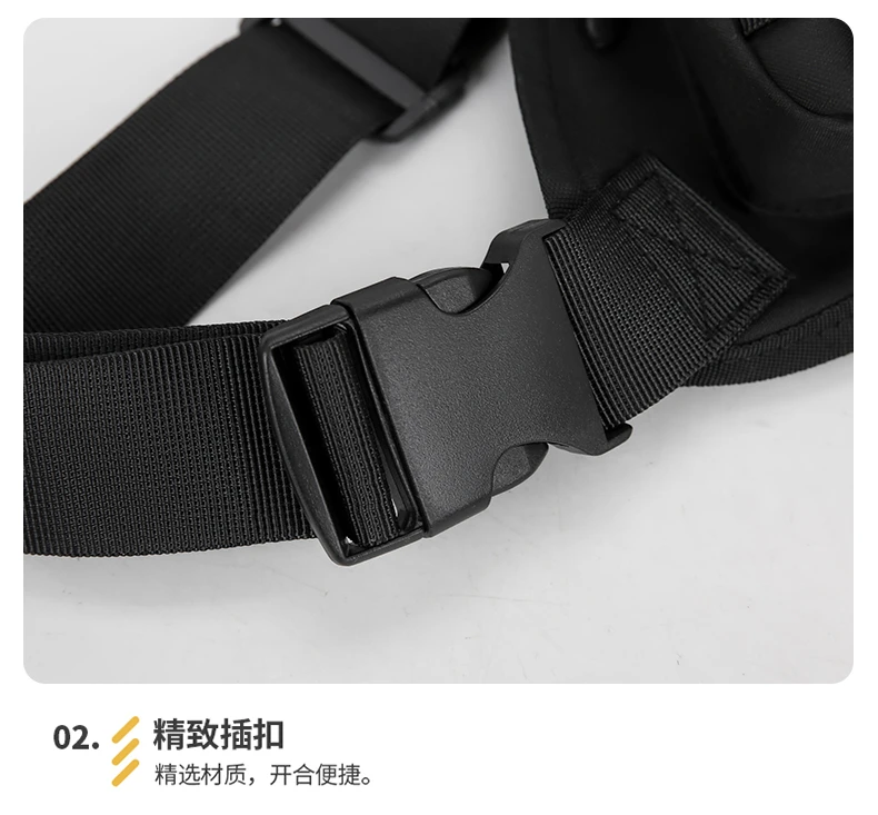 Men Waist Packs Vest Bag Casual Backpack High Quality Nylon Fabric Men Shoulder Bag Travel Pack Tactical Style Man Backpacks Bag