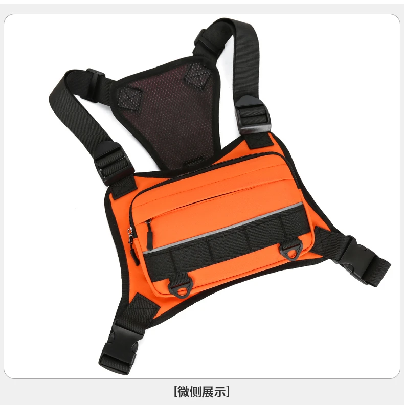 Men Waist Packs Vest Bag Casual Backpack High Quality Nylon Fabric Men Shoulder Bag Travel Pack Tactical Style Man Backpacks Bag