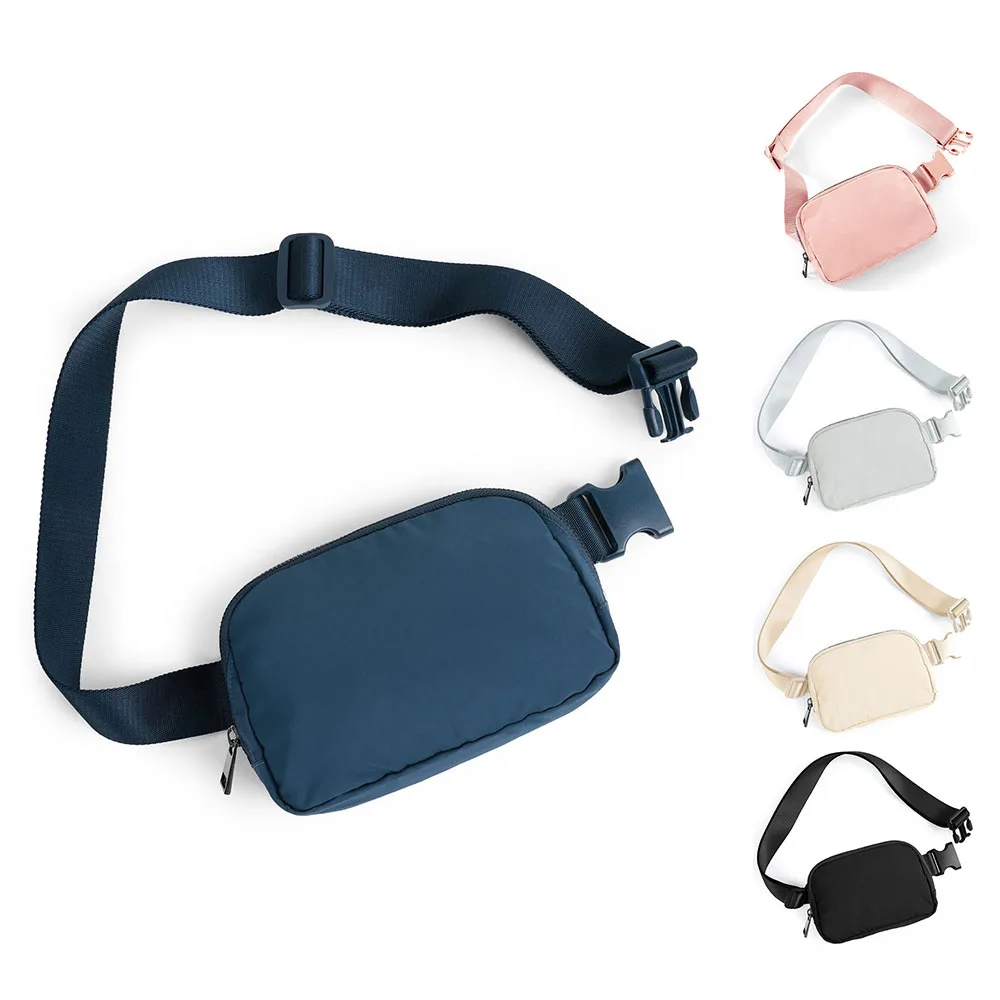 Multi Layers Running Waist Bag Multipurpose Zipper Chest Bag For Outdoor Travel