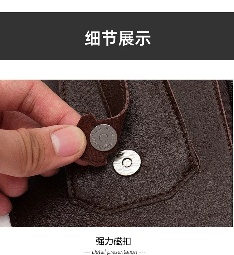 Luxury Design Men's Tactical Vest Bag High Quality PU Leather Man Chest bag Phone Pouch Vintage Design Underarm Back Pack Bags