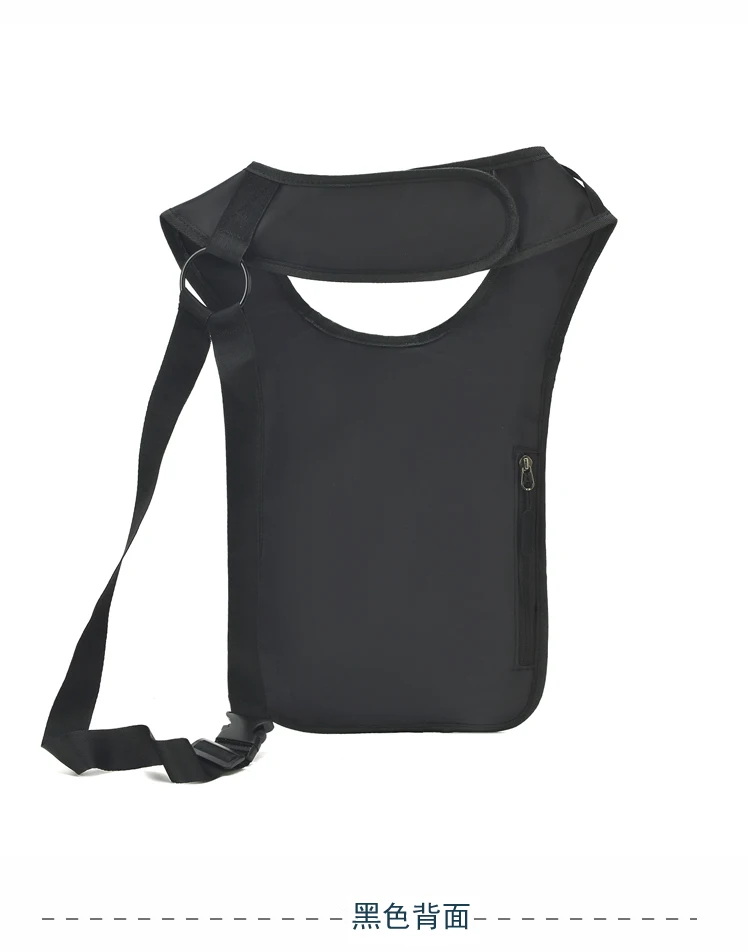 Fashion Casual Men's Tactical Waist Packs Underarm Bag Lightweight Nylon Close-fitting Hidden Vest Bag Functional Men Phone Bag
