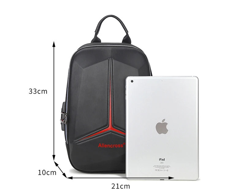 Men PVC Multifunction USB Shoulder Anti-theft Sports Cross Body Sling Gym Chest Bags Travel Messenger Pack Casual Pack for Male