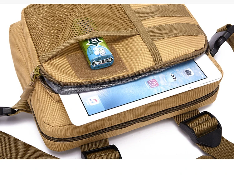Tactics Vest Bag Streetwear Chest Bag Fashion Portable Oxford Outdoor Multi-pockets Bags Waterproof for Running Travel sling bag