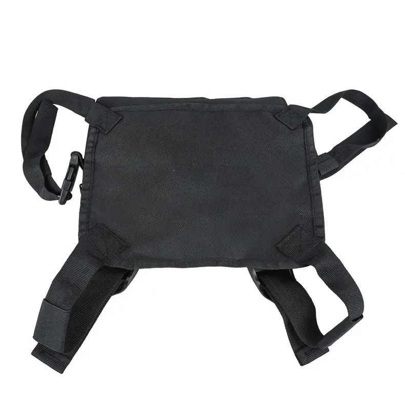 Hip-hop Streetwear Chest Rig Bag Unisex Chest Bag Sport Storage Vest Backpacks Multi-functional Waist Bag With Triangular Buckle