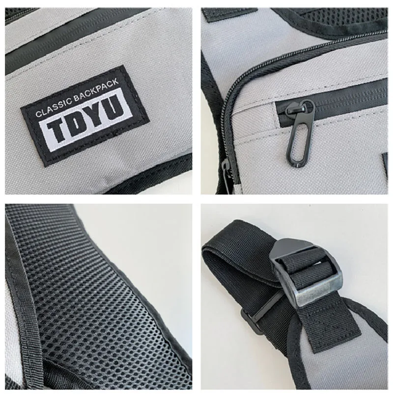 Fashion Men's Oxford Chest Packs 2026 New High Quality Nylon Unisex Chest Rig Bags Hip Hop Multi-pocket Tactical Vest Backpack