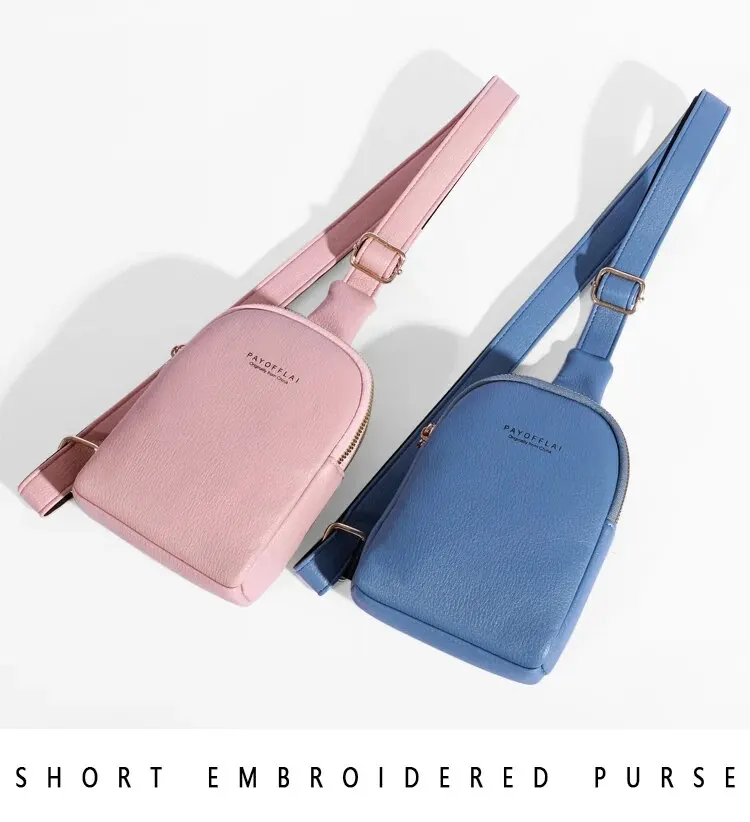 Explosive Trend Chest Bag Fashion Casual Cross-body Bag 2023 New Wide Shoulder Strap Simple Shoulder Bag Women