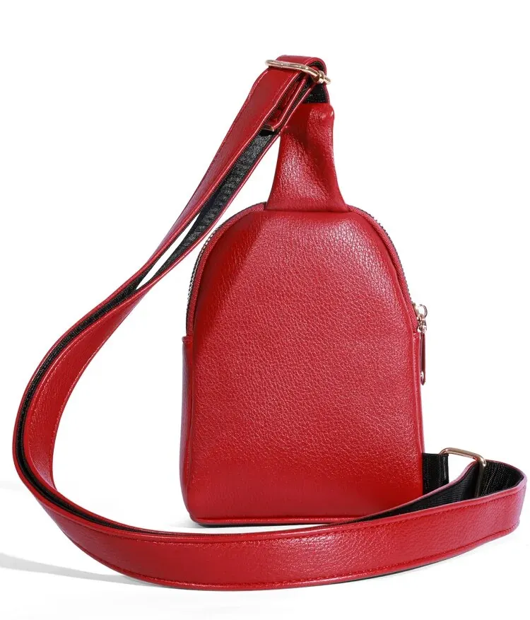 Explosive Trend Chest Bag Fashion Casual Cross-body Bag 2023 New Wide Shoulder Strap Simple Shoulder Bag Women