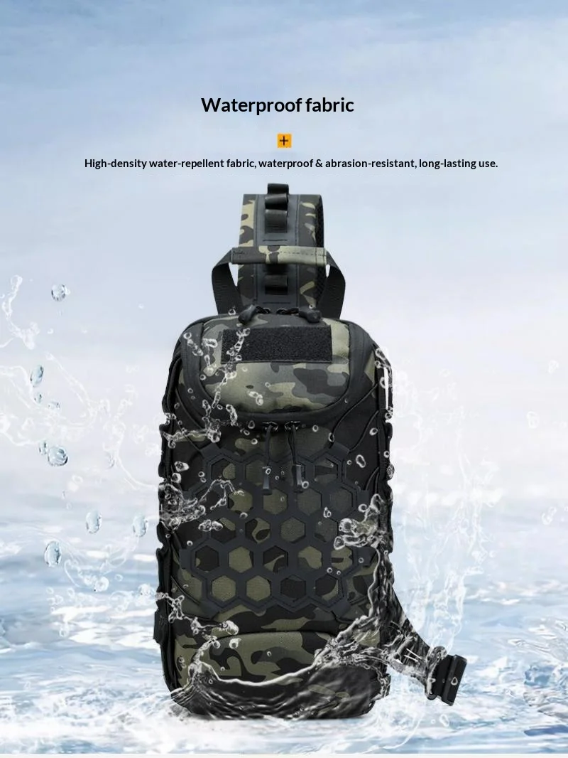 Homefish New Outdoor Tactical Chest Bag Sling Shoulder Backpack EDC Crossbody Bag For Daily Commuting Outdoor Sports