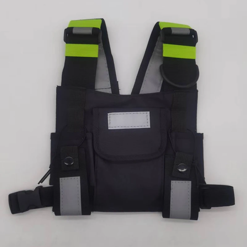 Walkie Talkie Chest Harness Shoulder Radio Holster Pack Adjustable Pouch Holster For Baofeng UV-5R UV-21 PRO Quansheng UV-K5 K6