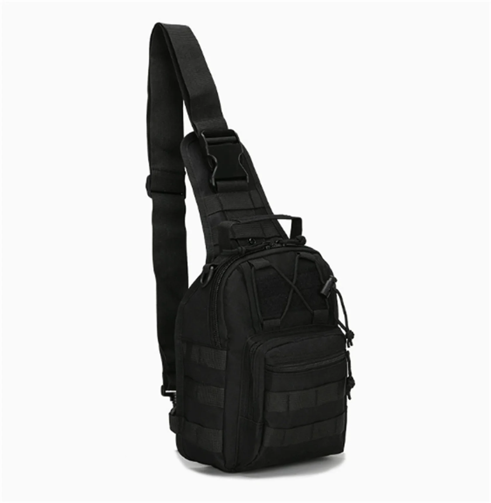 HOMEFISH Tactical Chest Bag for Men and Women, Outdoor Crossbody Shoulder Bag for Hiking, Camping, Travel and Sports