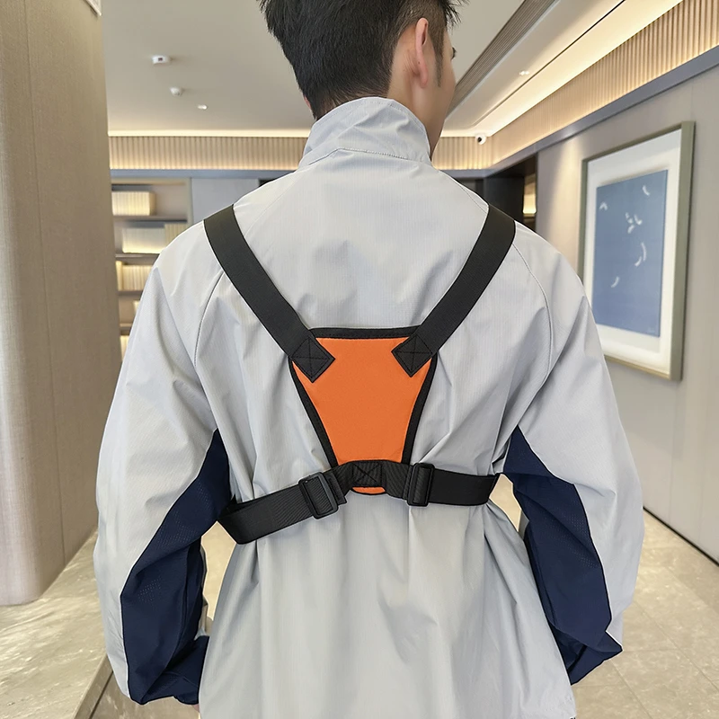 Sports Chest Bag Hip-hop Streetwear Cycling Vest Pack Multi-functional Chest Rig Bag unisex Hiking Fitness Camping Vest Backpack