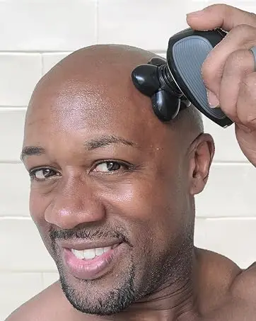 2026 New Upgrade Electric Head & Body Hair Shaver - Mens Cordless Rechargeable Wet/Dry Skull Bald Head Back
