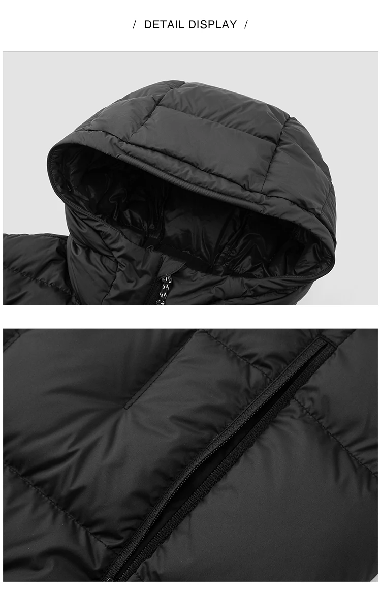 Semir Down Jacket Men Outdoor Lightweight Warm Liner Three-Resistant Outerwear Quilted Hooded 2026 New Winter Wear Men's Jacket