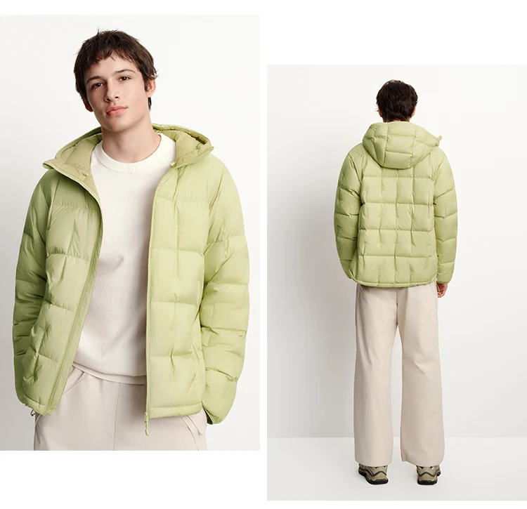 Semir Down Jacket Men Outdoor Lightweight Warm Liner Three-Resistant Outerwear Quilted Hooded 2026 New Winter Wear Men's Jacket
