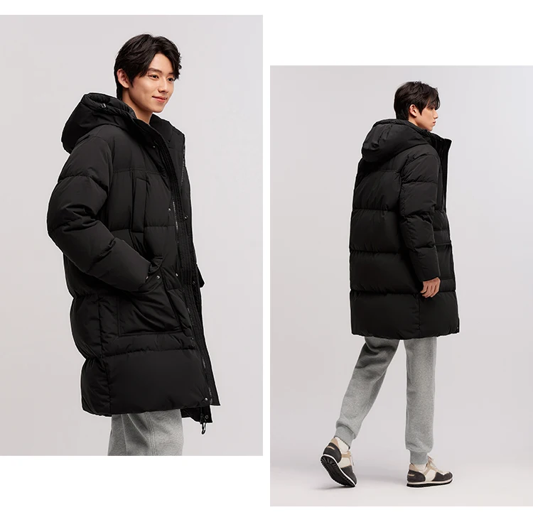 Semir Down Jacket Men 2026 New Waterproof Thick Outerwear Long Length Winter Clothing Couple