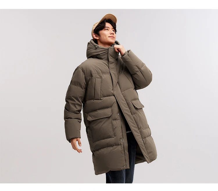 Semir Down Jacket Men 2026 New Waterproof Thick Outerwear Long Length Winter Clothing Couple