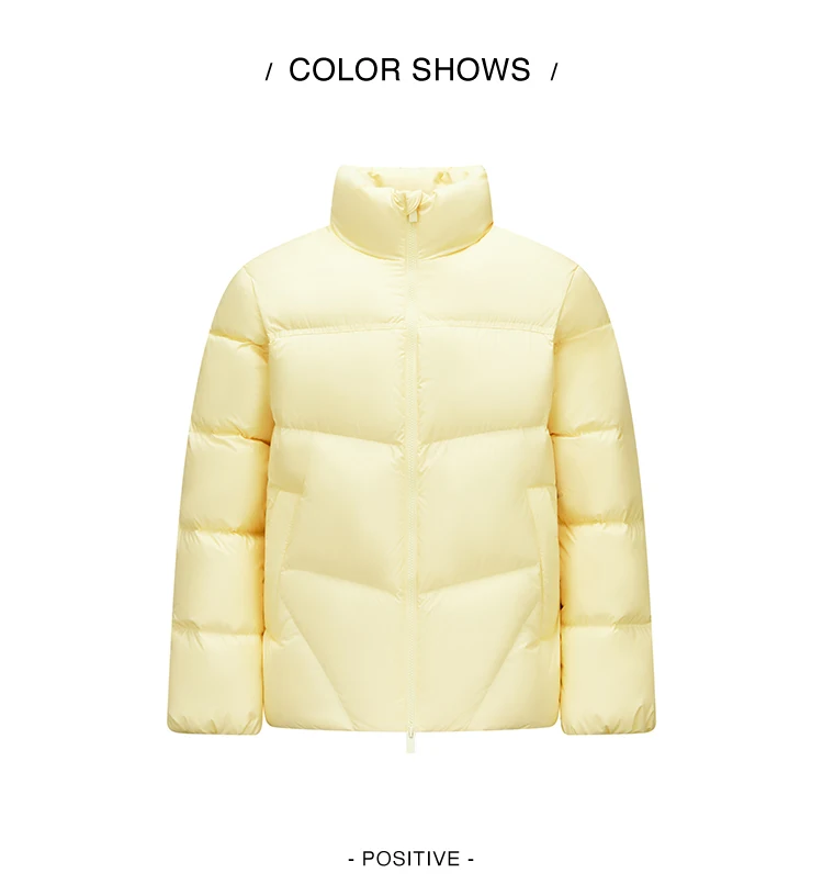 Semir Down Jacket Men Winter 90% Down Fill Heat-Generating Three-Resistant 2026 New Couple Stand Collar Puffer Men's Wear