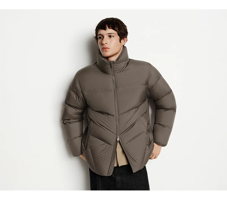 Semir Down Jacket Men Winter 90% Down Fill Heat-Generating Three-Resistant 2026 New Couple Stand Collar Puffer Men's Wear