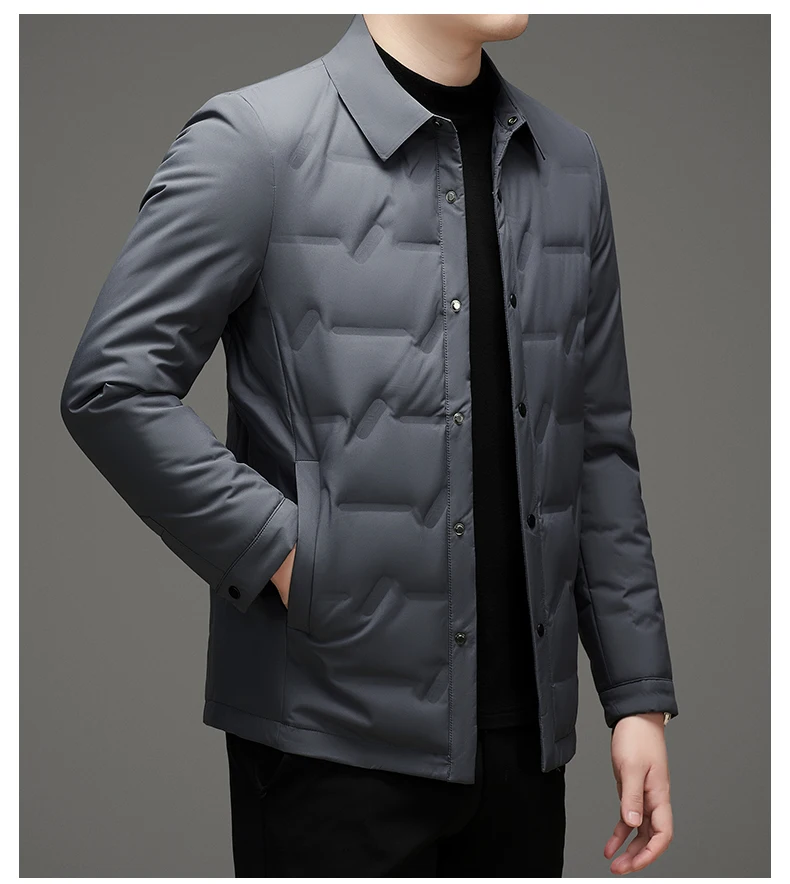 2026 new arrival winter jacket 90% white duck down jackets men,mens fashion thicken warm parkas high quality coat male