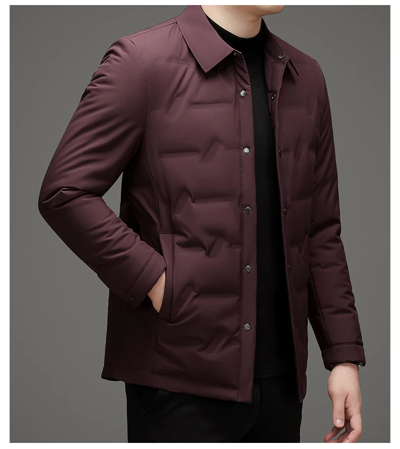 2026 new arrival winter jacket 90% white duck down jackets men,mens fashion thicken warm parkas high quality coat male