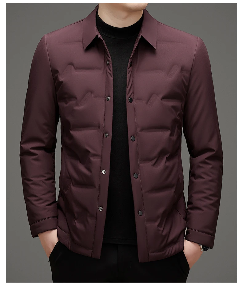 2026 new arrival winter jacket 90% white duck down jackets men,mens fashion thicken warm parkas high quality coat male