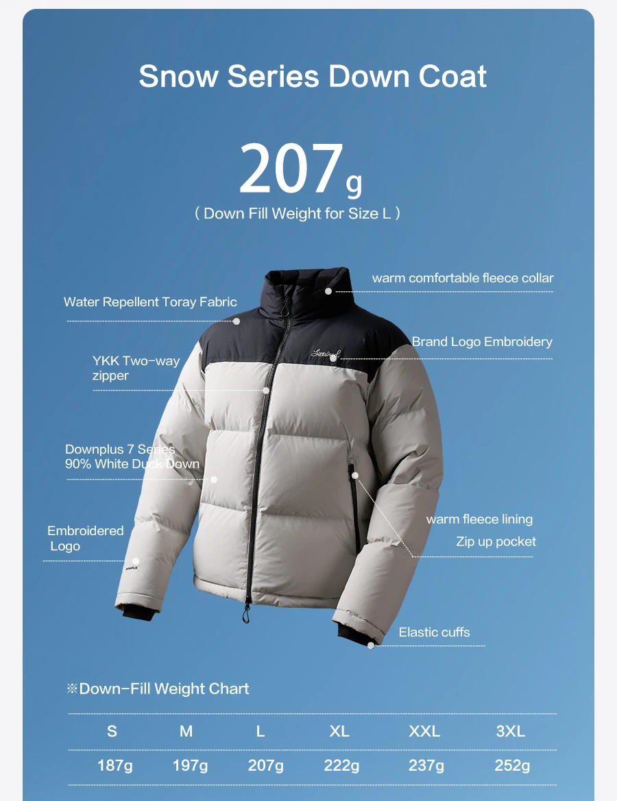 SIMWOOD 2026 Winter New Warm 90% White Duck Down Coat Men Warm Repellent Windproof High Quality Plus Size Jackets