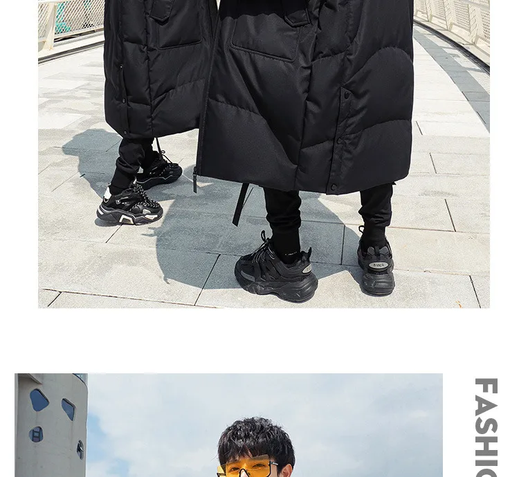 -30° 2026 New Winter Cold resistant Warm Down Jacket High Quality Men's Women X-Long(Winter) Warm Fashion Brand Parkas