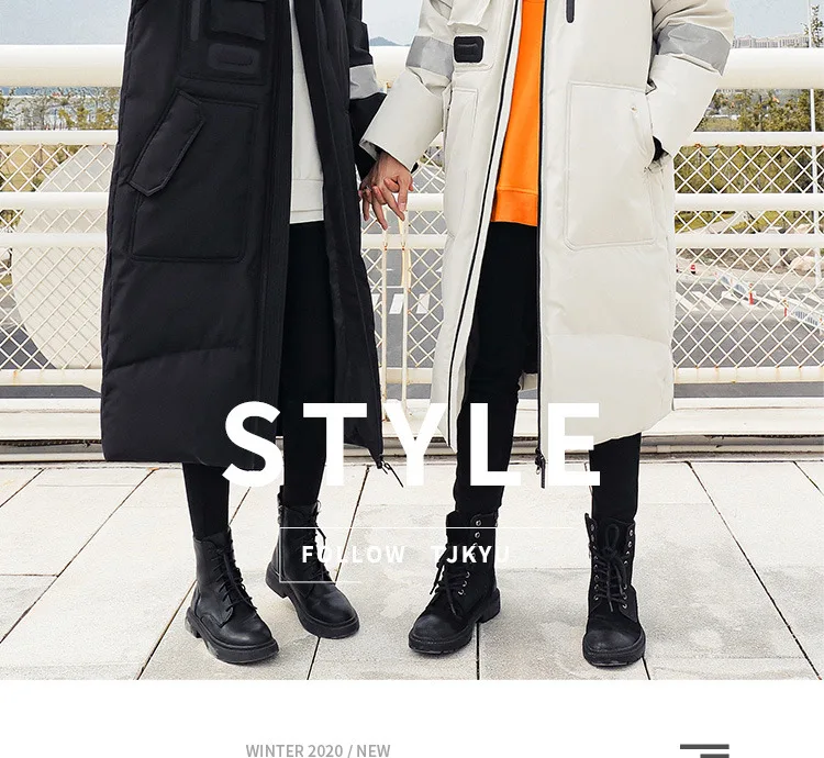 -30° 2026 New Winter Cold resistant Warm Down Jacket High Quality Men's Women X-Long(Winter) Warm Fashion Brand Parkas