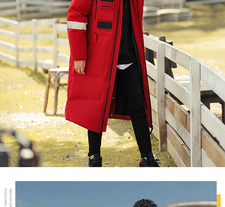 -30° 2026 New Winter Cold resistant Warm Down Jacket High Quality Men's Women X-Long(Winter) Warm Fashion Brand Parkas