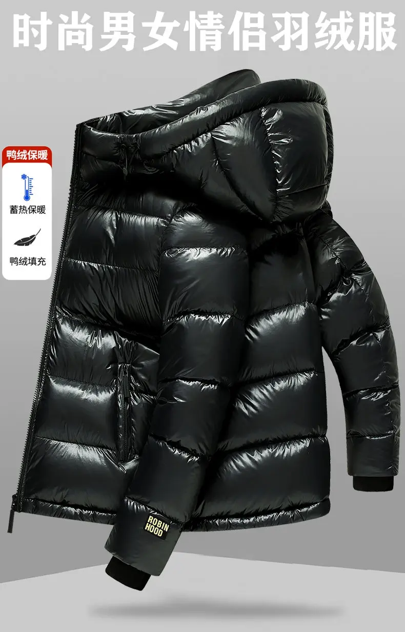 Autumn Winter 90% White duck down New Style Men Down Jacket With Detachable Sleeve Men's Puffer Coat