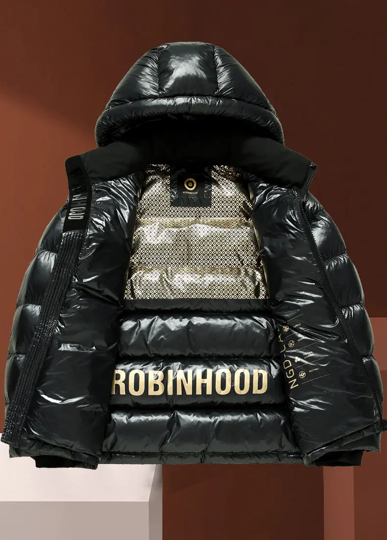 Autumn Winter 90% White duck down New Style Men Down Jacket With Detachable Sleeve Men's Puffer Coat