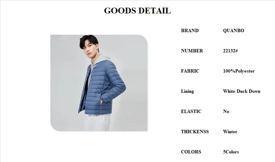 2026 New Arrivals  Ultra Light Down Liner Jackets Men's Winter Fashion Casual Korean Wearing Inside O-neck Packable Puffer Coats
