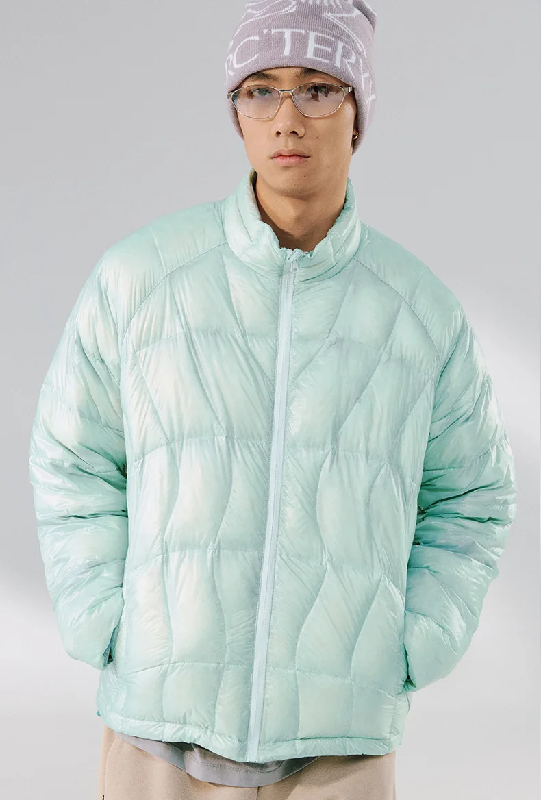 New Men's Winter Essential: Sorong Dandelion Lightweight Down Jacket – 90% Down Fill, Packable & Stand - Up Collar Unisex
