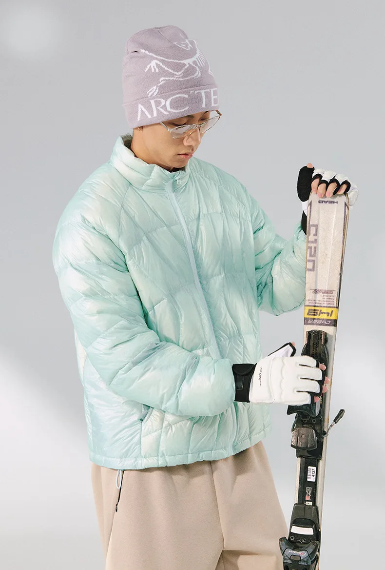 New Men's Winter Essential: Sorong Dandelion Lightweight Down Jacket – 90% Down Fill, Packable & Stand - Up Collar Unisex