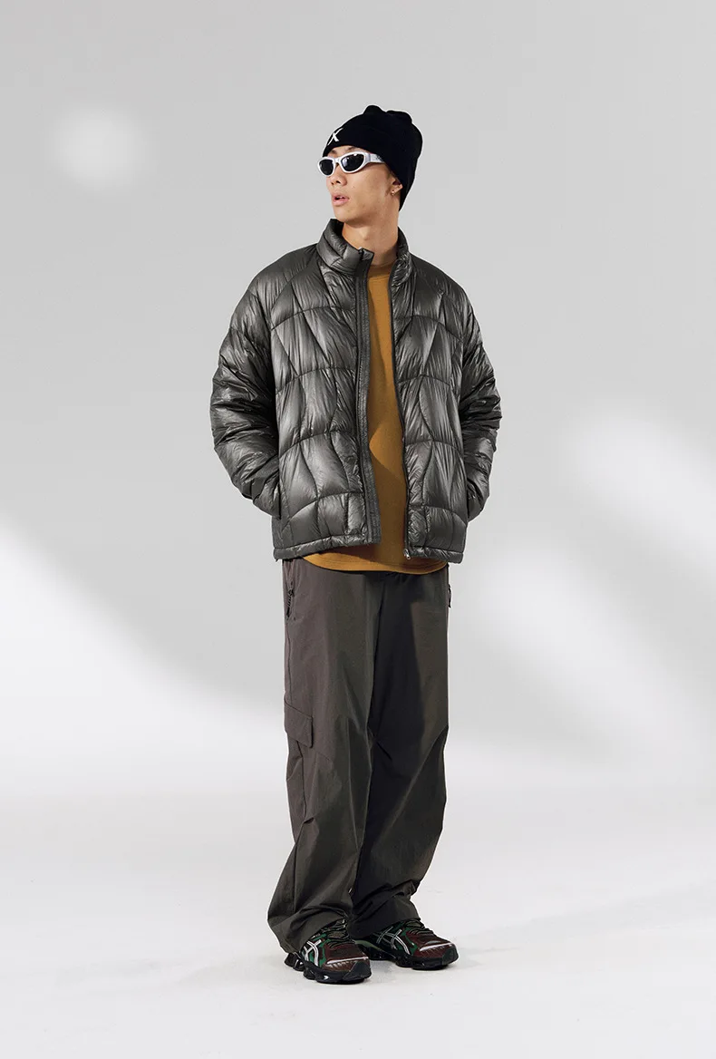 New Men's Winter Essential: Sorong Dandelion Lightweight Down Jacket – 90% Down Fill, Packable & Stand - Up Collar Unisex