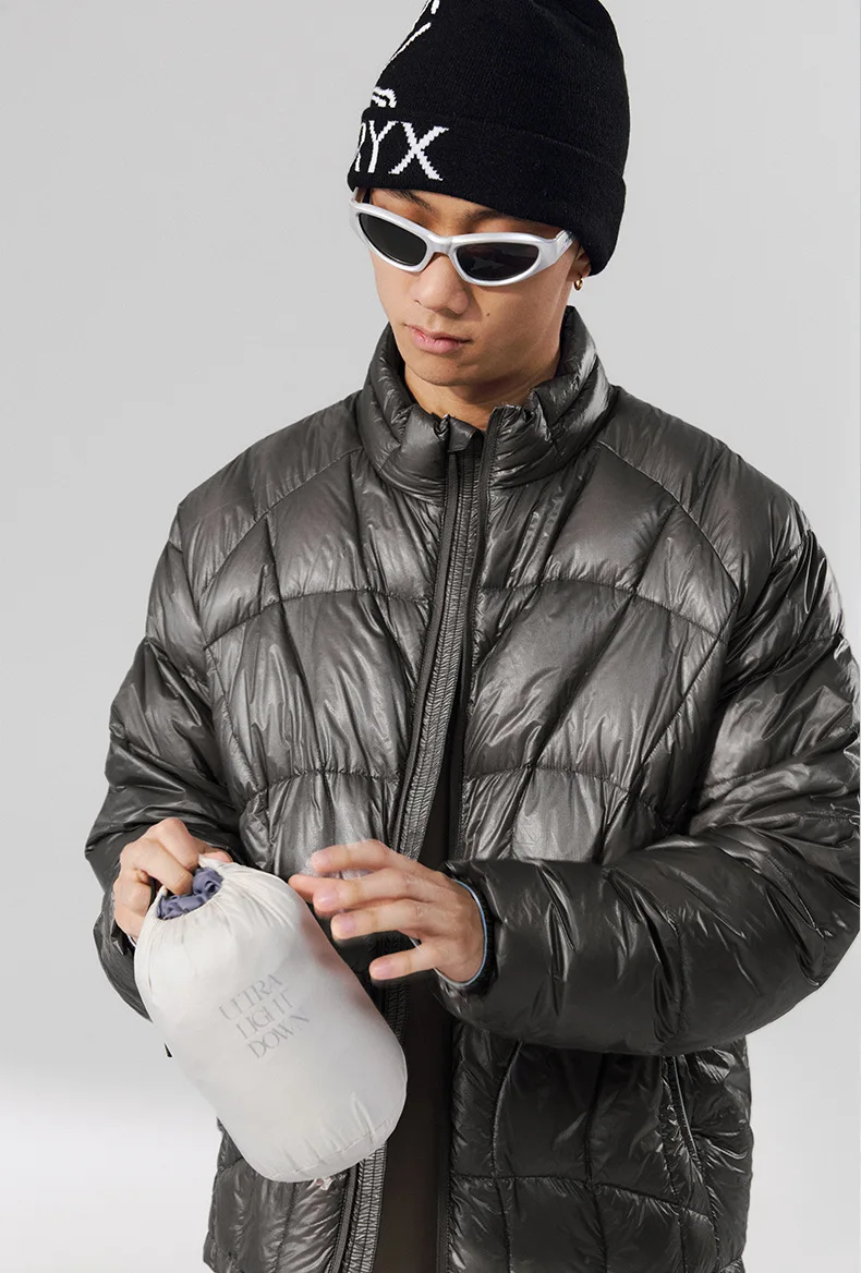 New Men's Winter Essential: Sorong Dandelion Lightweight Down Jacket – 90% Down Fill, Packable & Stand - Up Collar Unisex