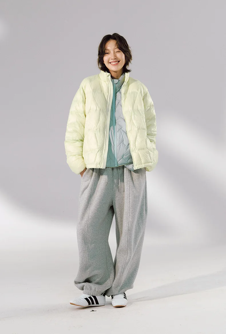 New Men's Winter Essential: Sorong Dandelion Lightweight Down Jacket – 90% Down Fill, Packable & Stand - Up Collar Unisex