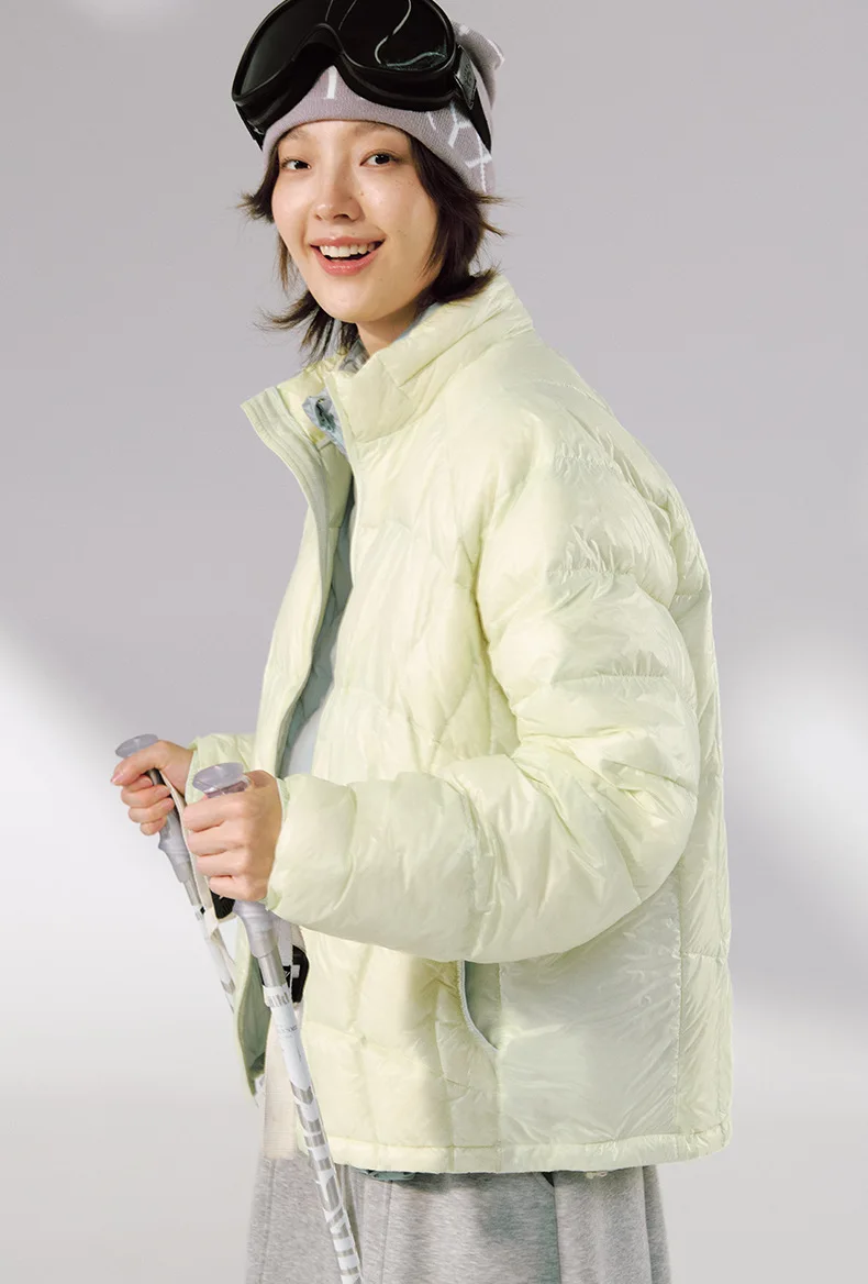 New Men's Winter Essential: Sorong Dandelion Lightweight Down Jacket – 90% Down Fill, Packable & Stand - Up Collar Unisex