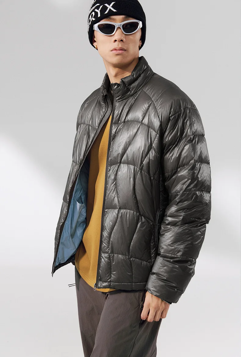 New Men's Winter Essential: Sorong Dandelion Lightweight Down Jacket – 90% Down Fill, Packable & Stand - Up Collar Unisex