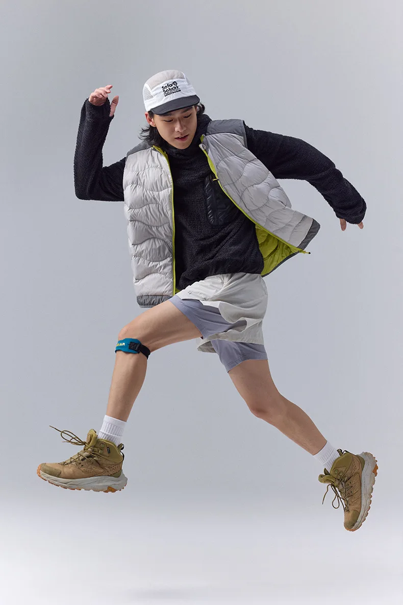 Winter New Outdoor Mountain Style Color-Blocking Lightweight Down Vest - Trendy Unisex Design for Men & Women