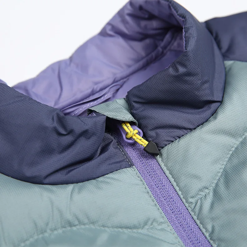 Winter New Outdoor Mountain Style Color-Blocking Lightweight Down Vest - Trendy Unisex Design for Men & Women