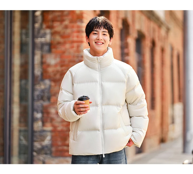 Semir Down Jacket Men 2026 Winter New Thickened Short Coat Three-Proof Thermal Puffer Coat Couple Top Trendy Down Jacket