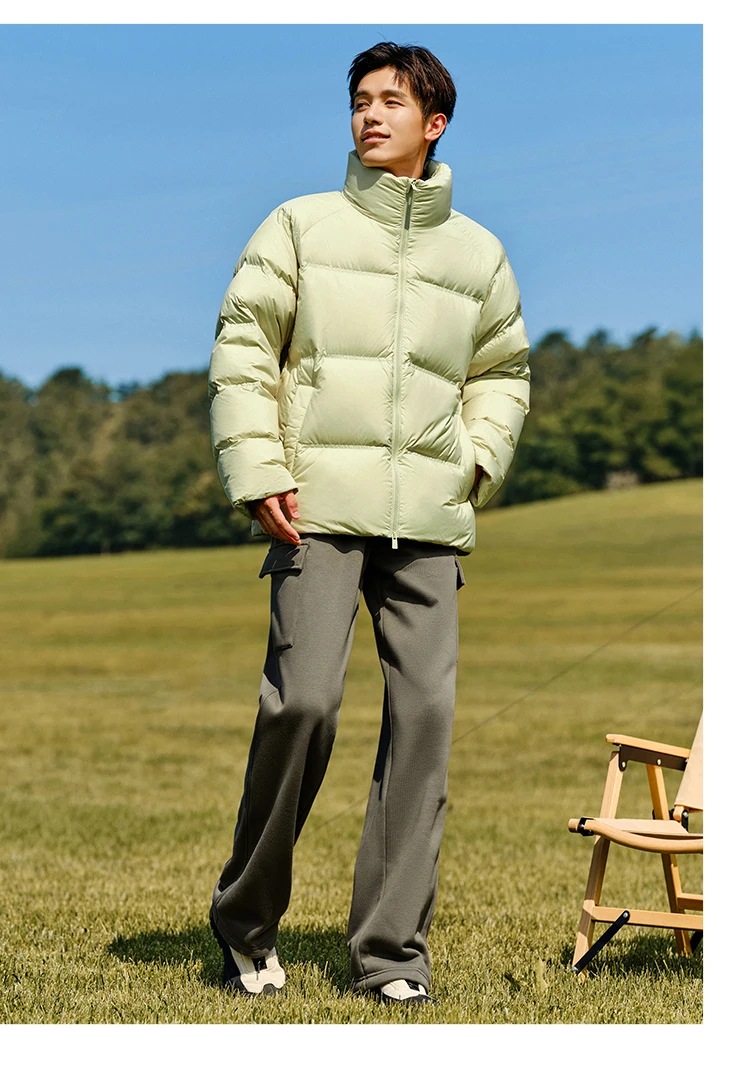 Semir Down Jacket Men 2026 Winter New Thickened Short Coat Three-Proof Thermal Puffer Coat Couple Top Trendy Down Jacket